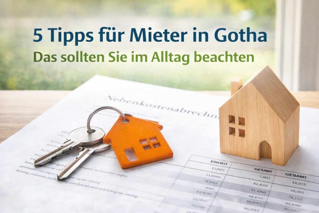 5 Tipps für Mieter in Gotha: Das sollten Sie im Alltag beachten